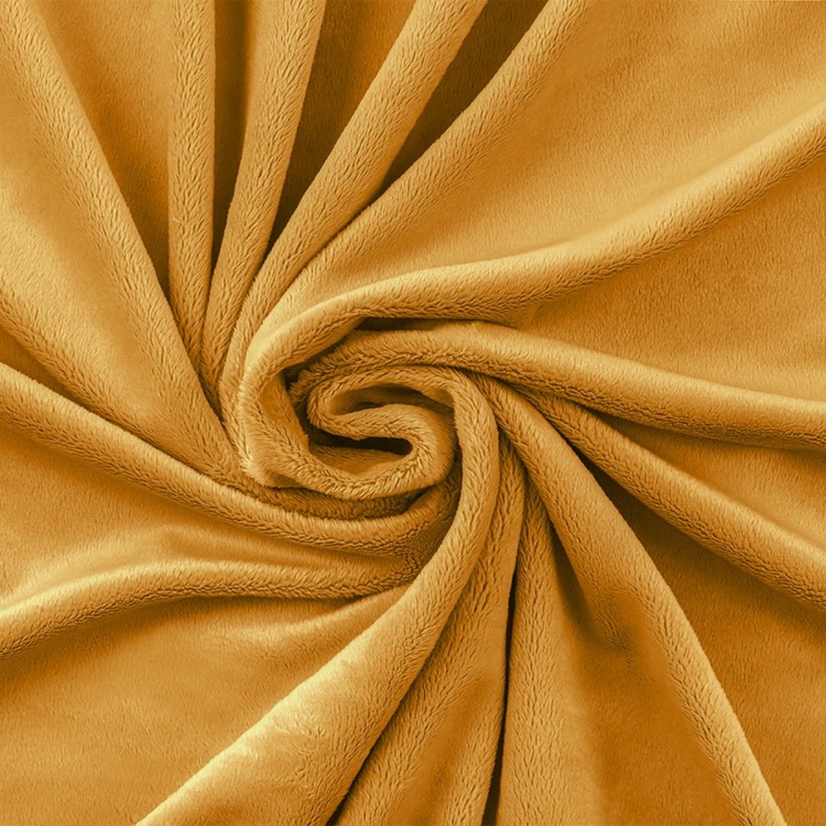 minky gładki spicy mustard musztardowy