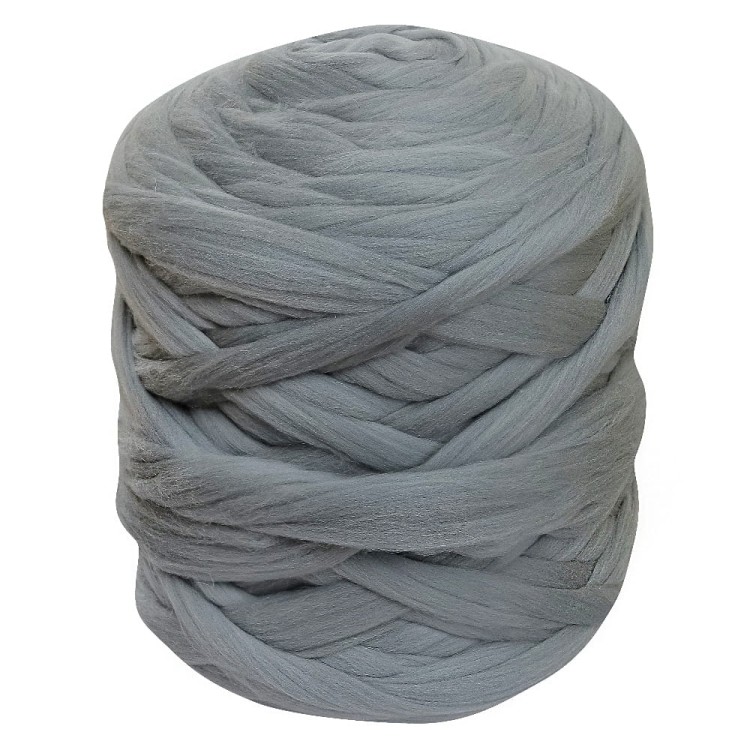 wełna czesankowa czesanka 40 szary perła