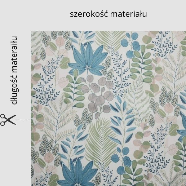 Tkanina wodoodporna Oxford Economic druk cyfrowy Łąka E003 na metry szerokość materiału