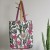 Torba z tkaniny wodoodpornej Oxford Tulipany D089