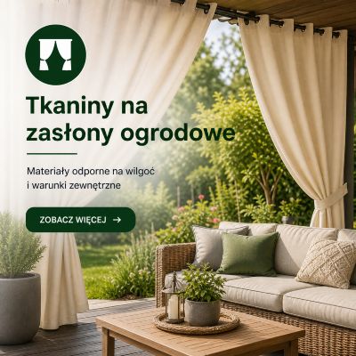 tkaniny na zaslony ogrodowe na taras