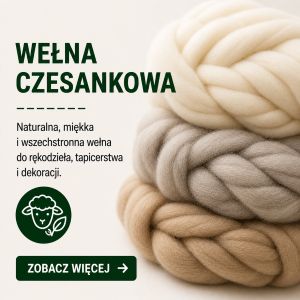 wełna  czesankowa do rękodzieła